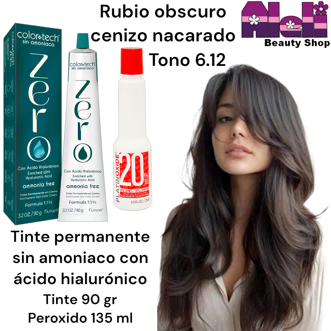 Tinte Zero #6.12 con peroxido