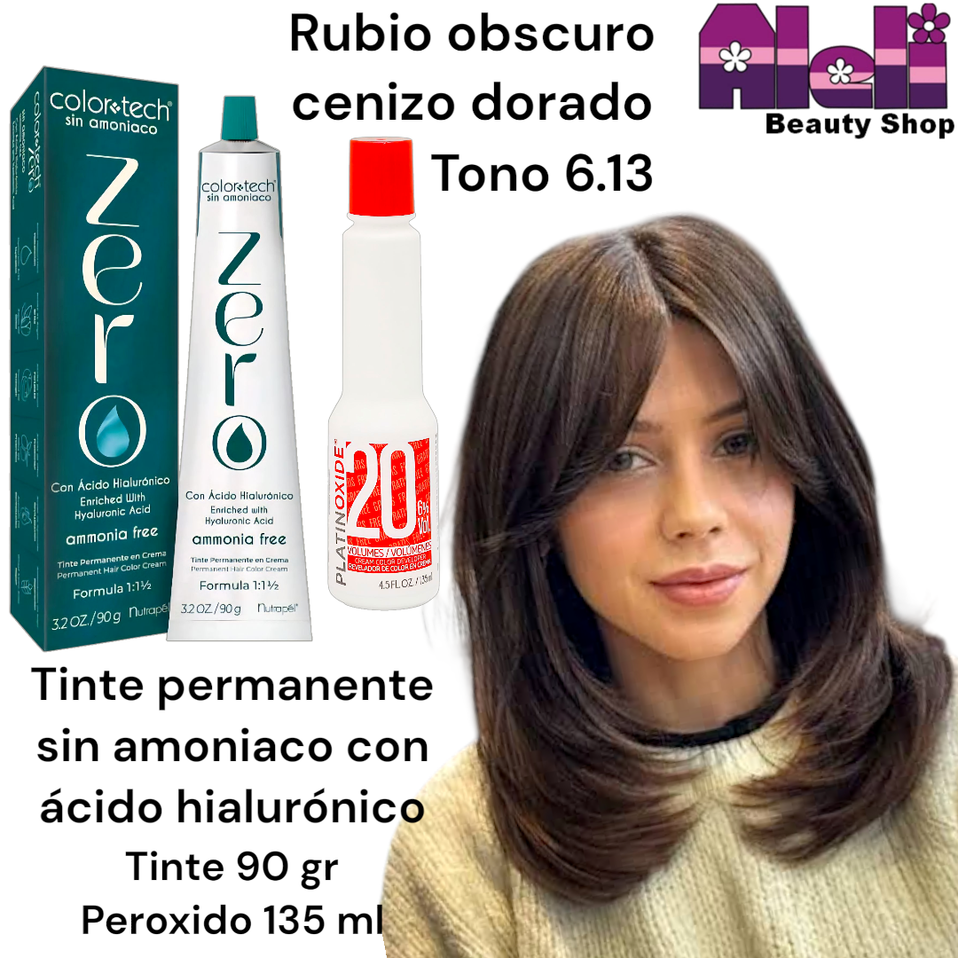 Tinte Zero #6.13 con peroxido