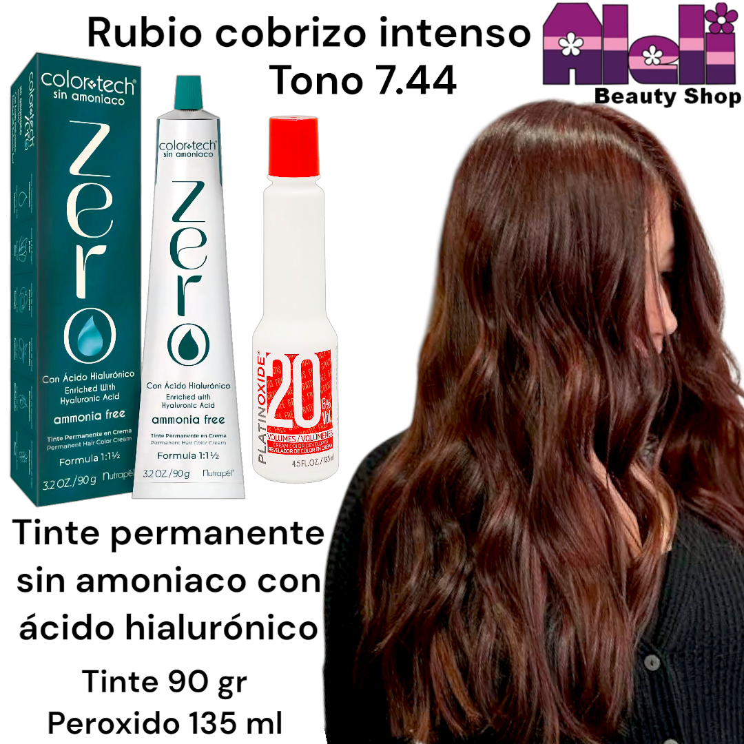 Tinte Zero #7.44 con peroxido