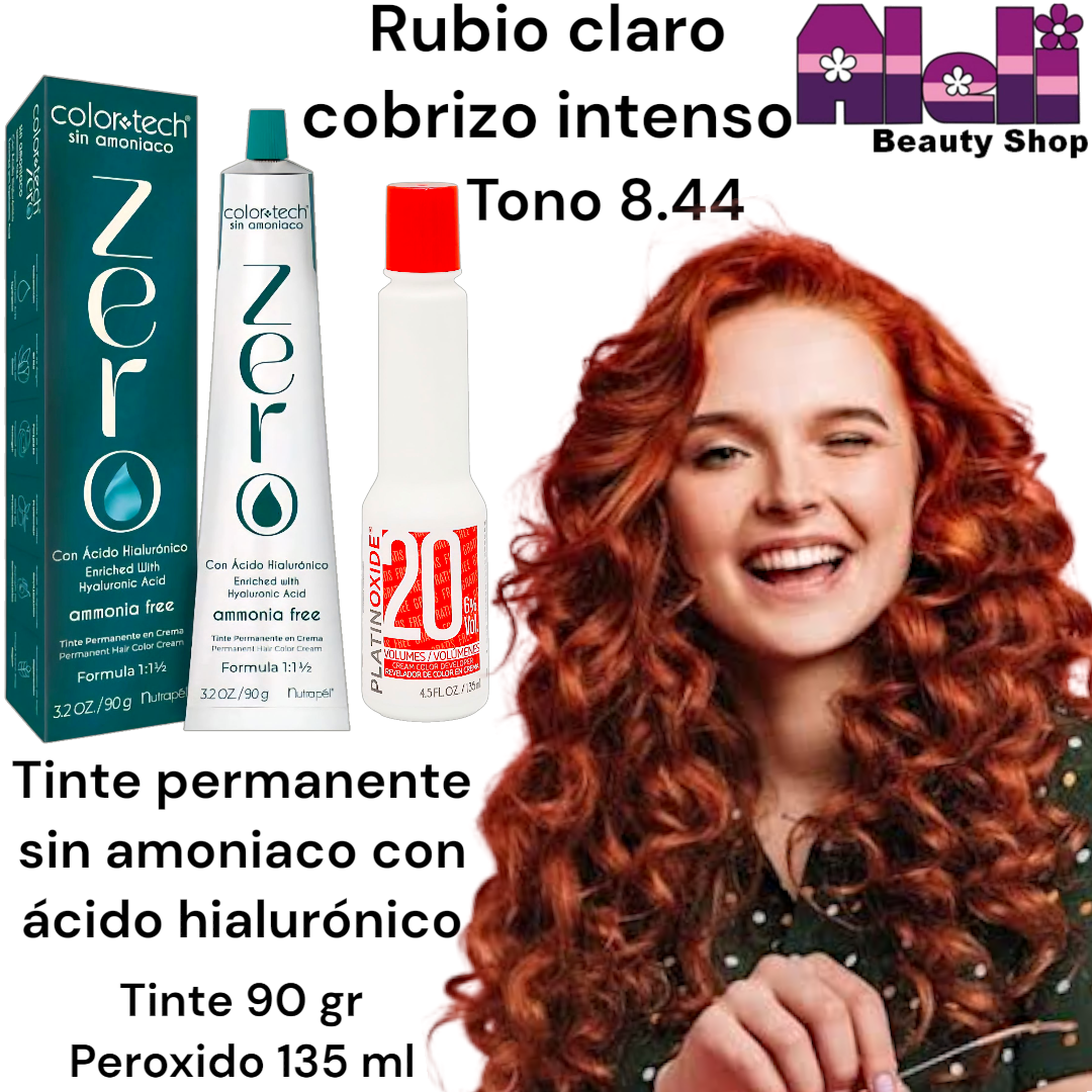 Tinte Zero #8.44 con peroxido
