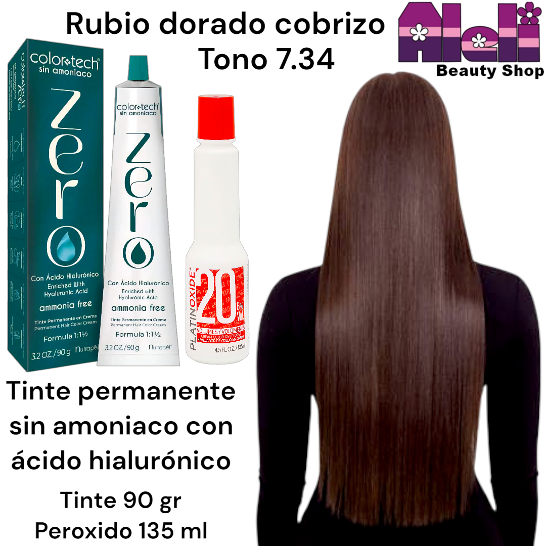 Tinte Zero #7.34 con peroxido