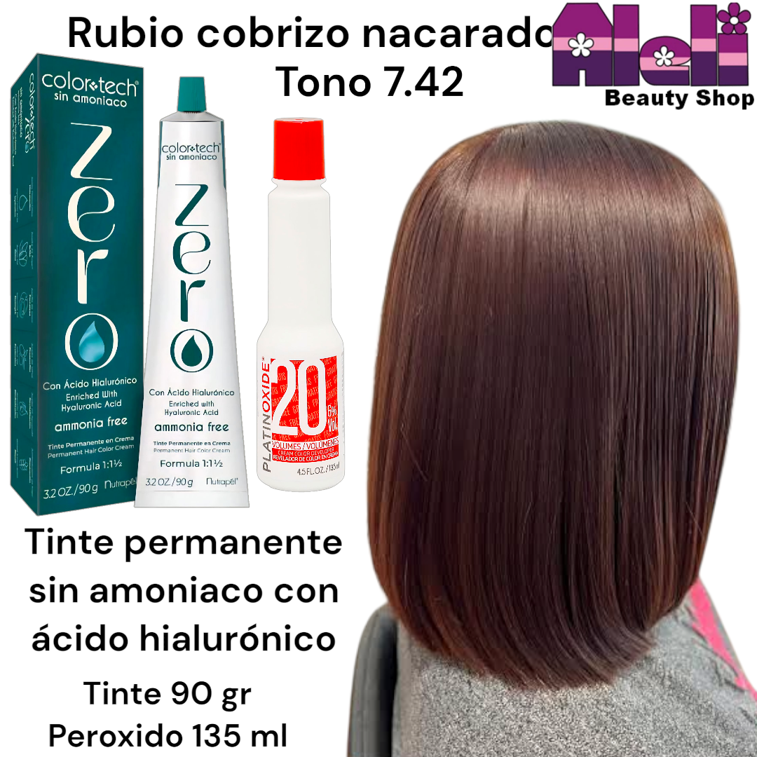 Tinte Zero #7.42 con peroxido