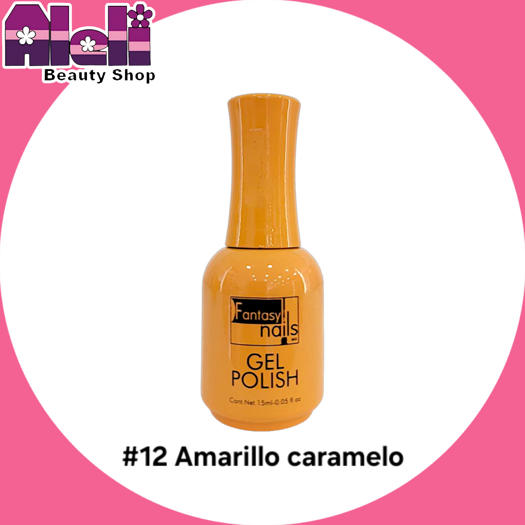 Gel UV #12 amarillo caramelo Fantasy