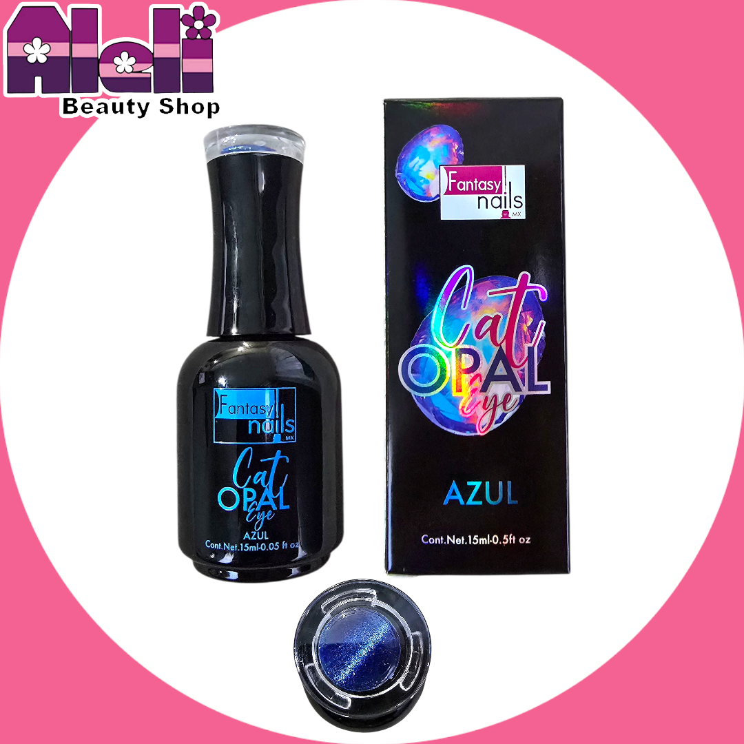 Gel UV azul opal Cat eye Fantasy