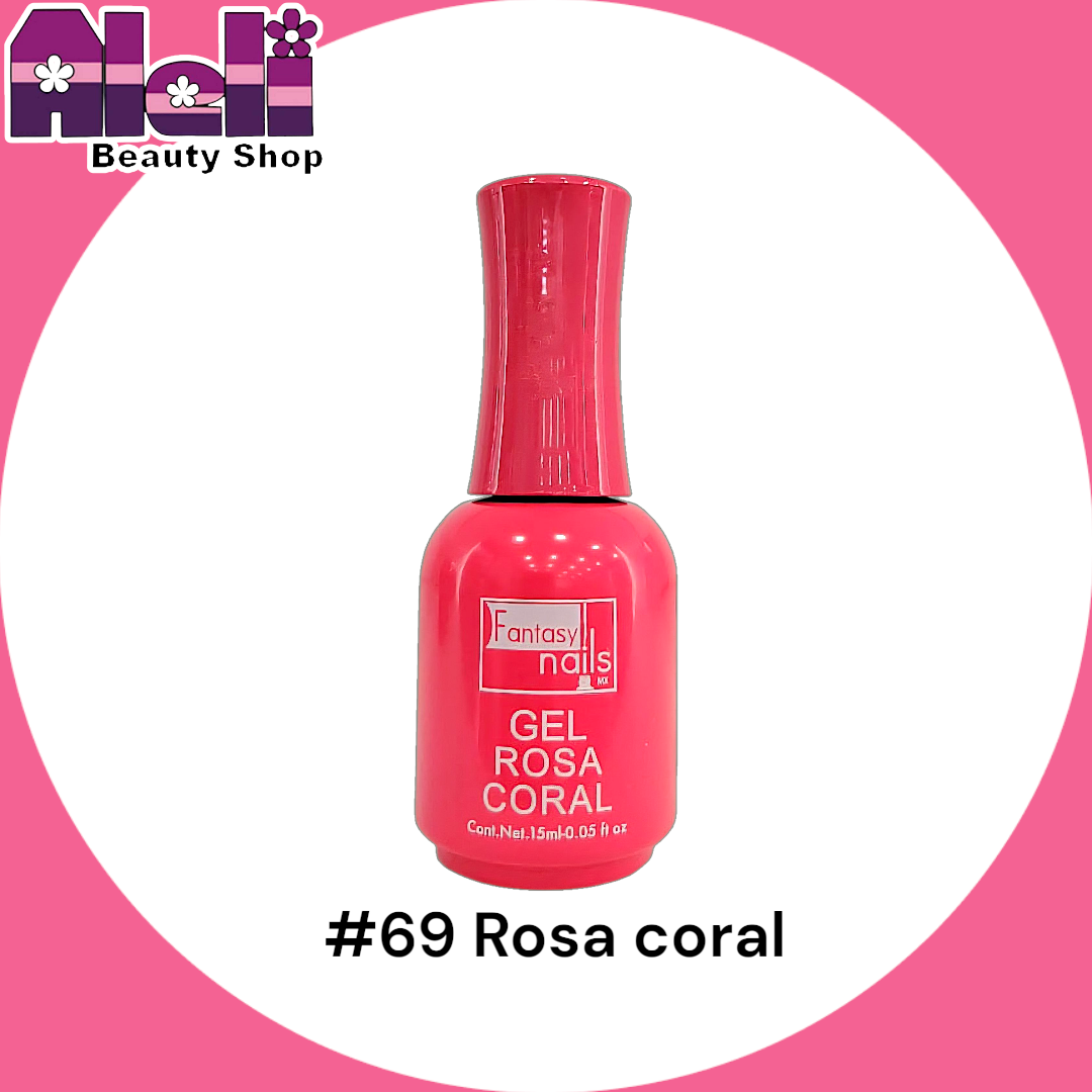 Gel UV #69 rosa coral Fantasy