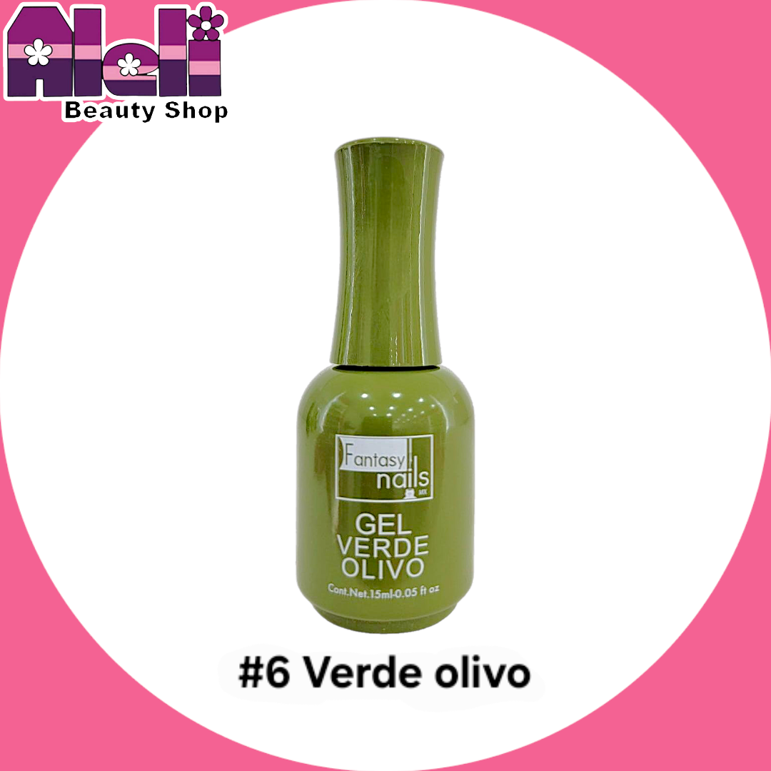 Gel UV #06 verde olivo Fantasy