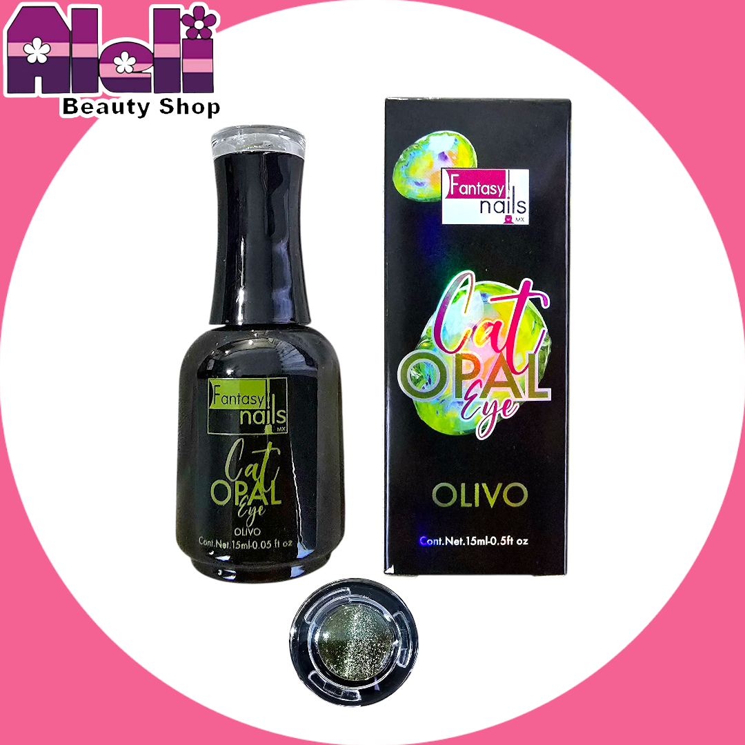 Gel UV olivo opal Cat eye Fantasy