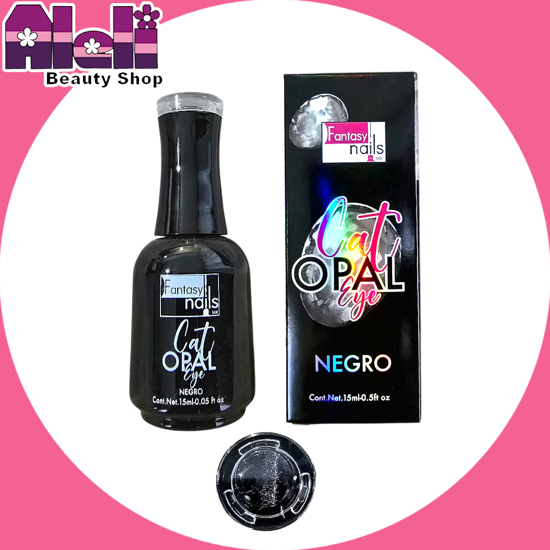 Gel UV negro opal Cat eye Fantasy