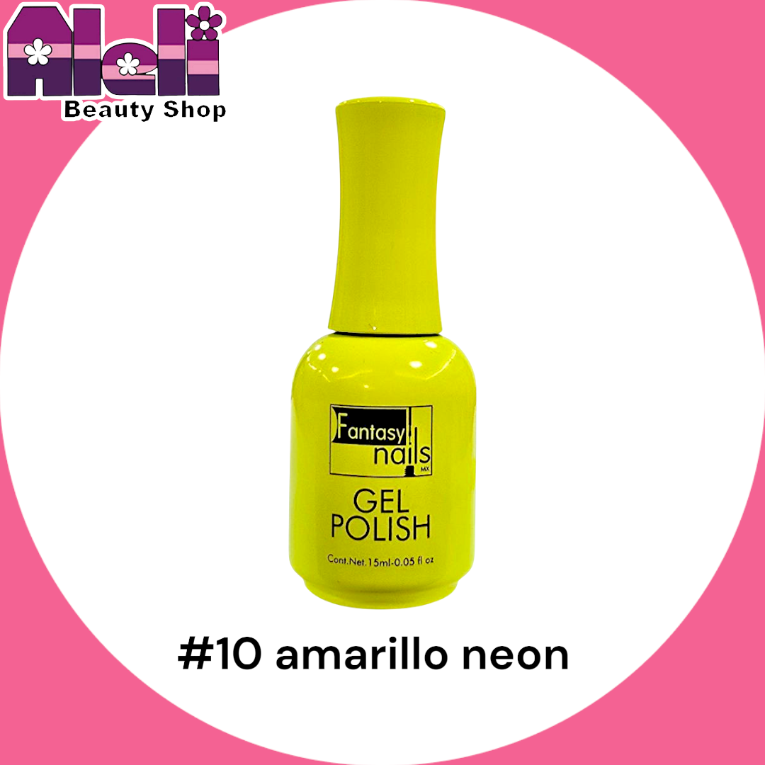 Gel UV #10 amarillo neon Fantasy