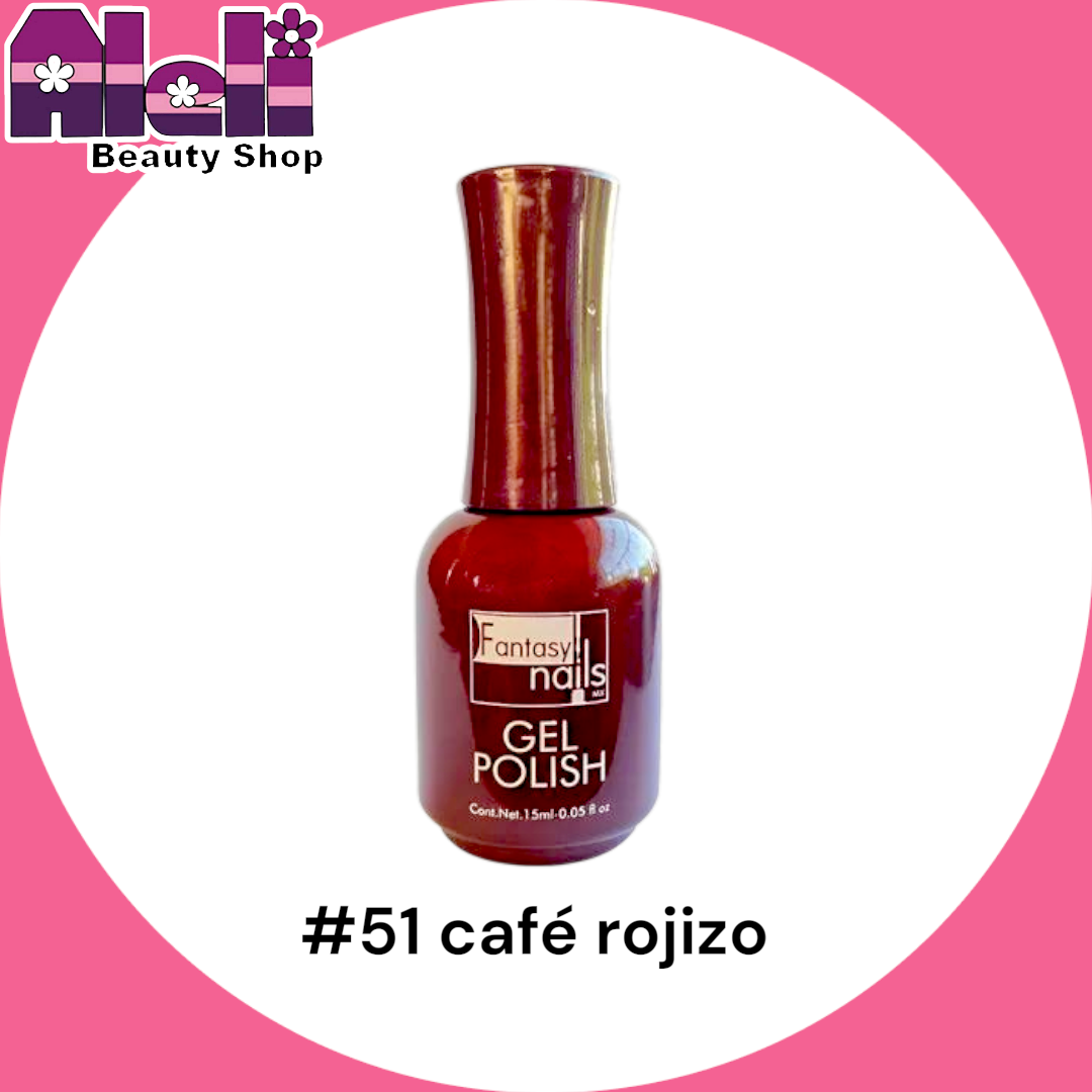 Gel UV #51 cafe rojizo Fantasy