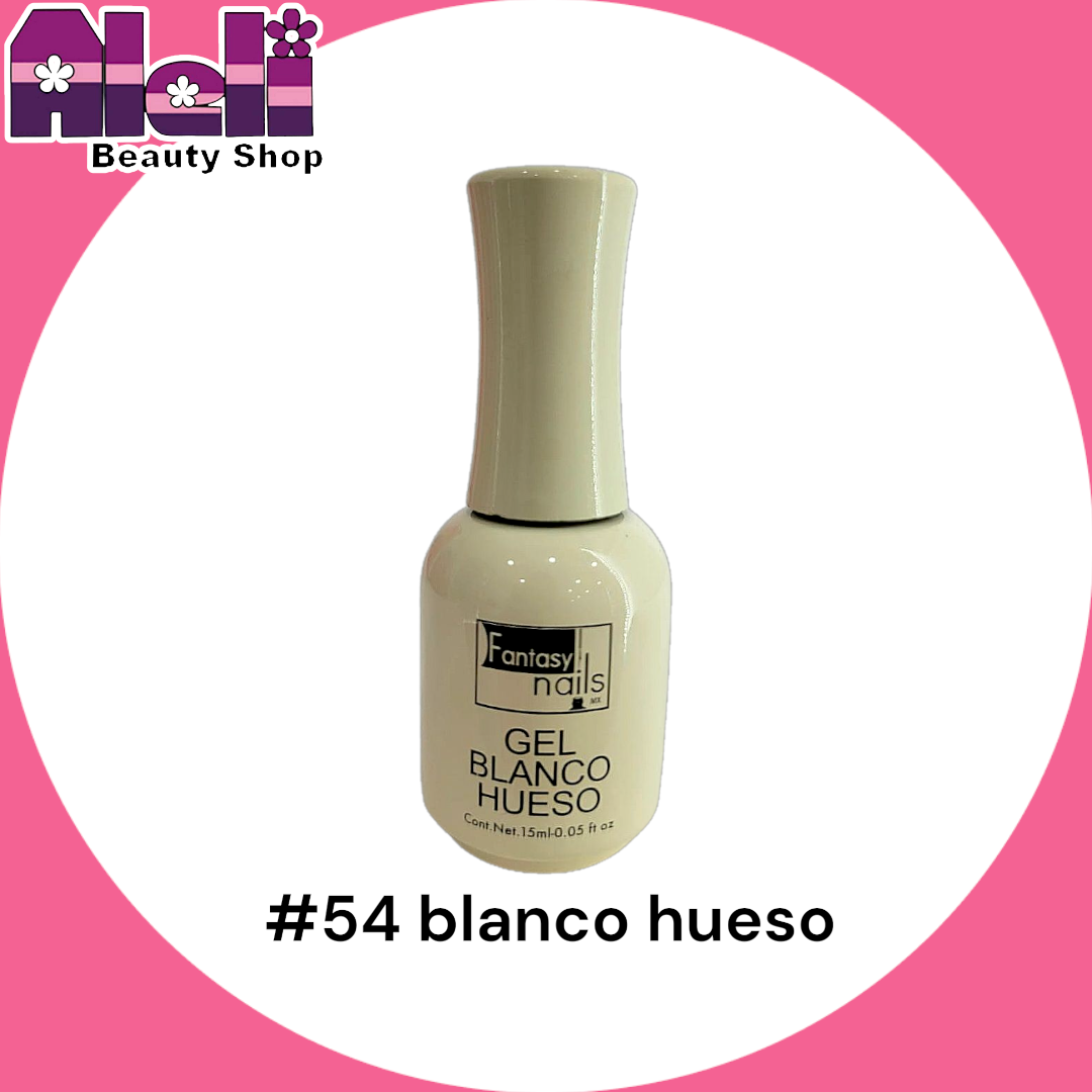 Gel UV #54 blanco hueso Fantasy