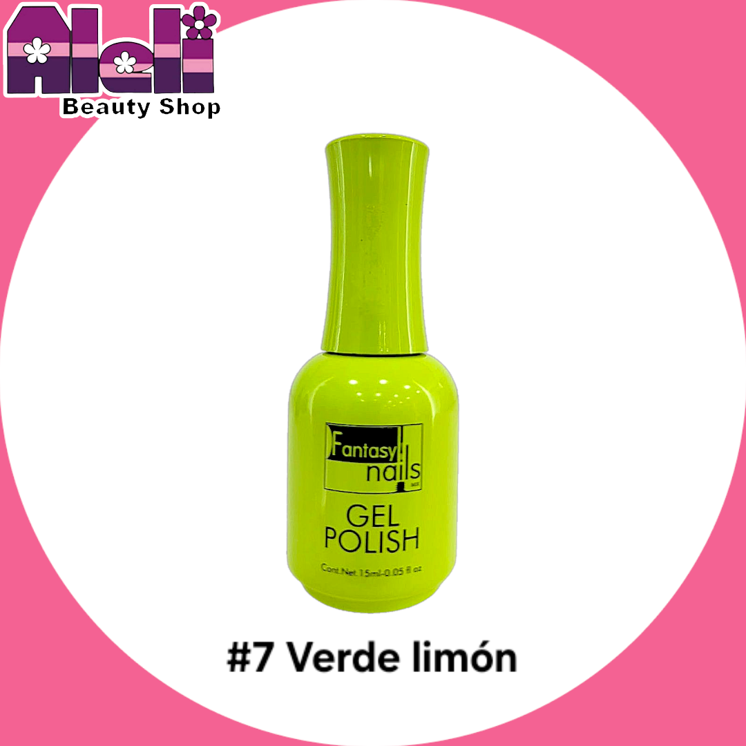 Gel UV #07 verde limon Fantasy