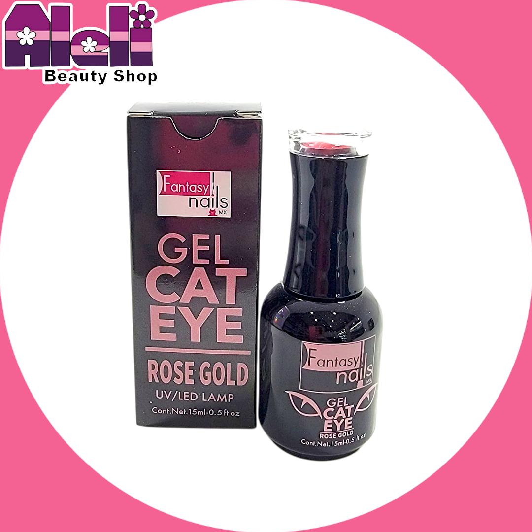 Gel UV rose gold Cat eye Fantasy