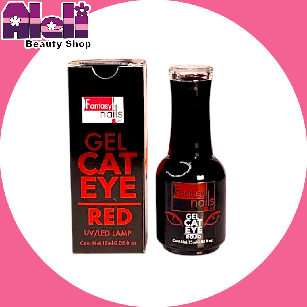 Gel UV red Cat eye Fantasy