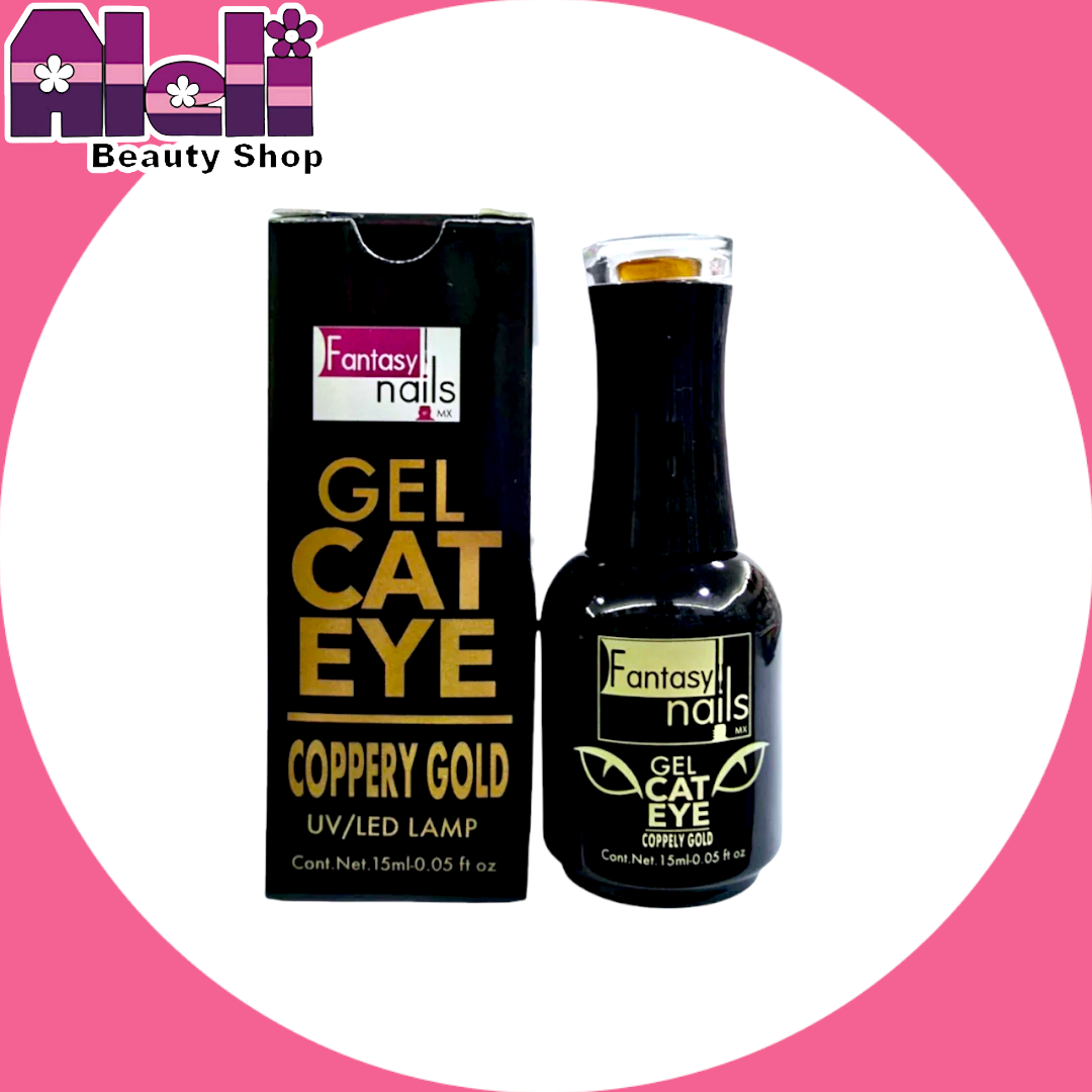 Gel UV coppery gold Cat eye Fantasy