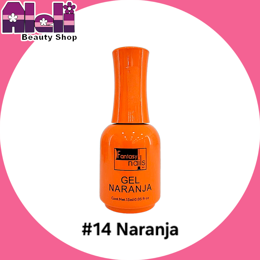 Gel UV #14 naranja Fantasy