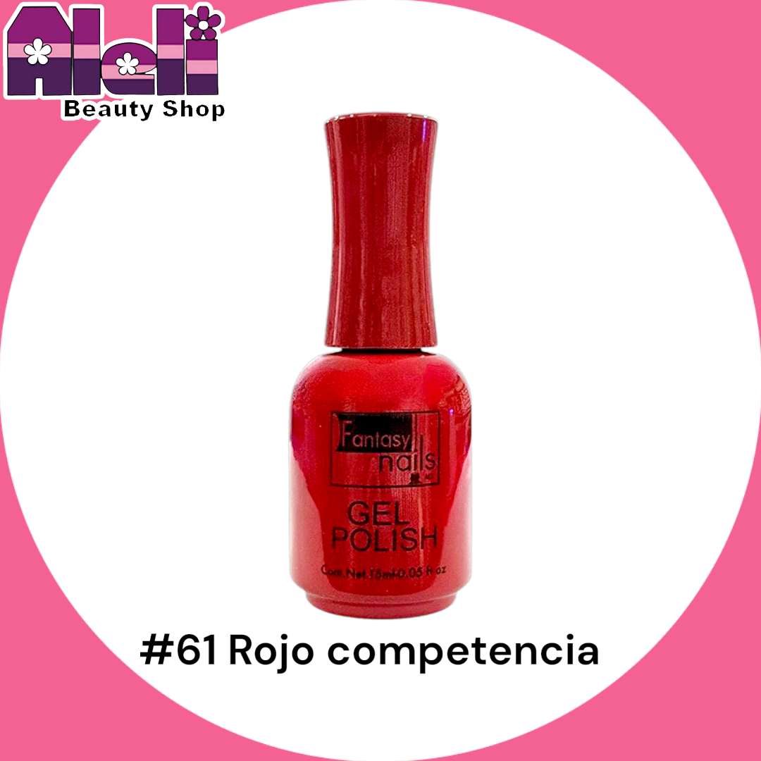 Gel UV #61 rojo competencia Fantasy