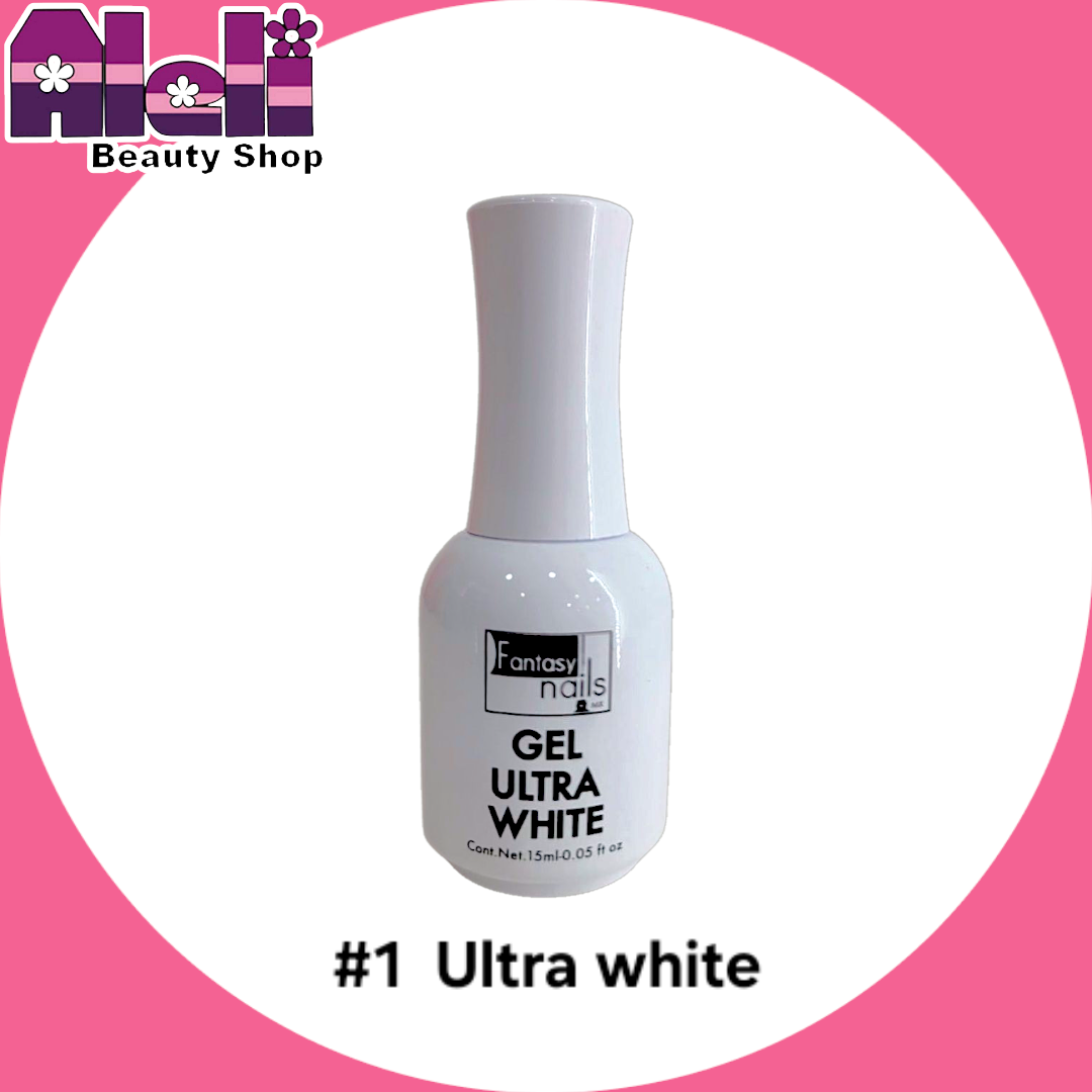Gel UV #01 ultra white Fantasy